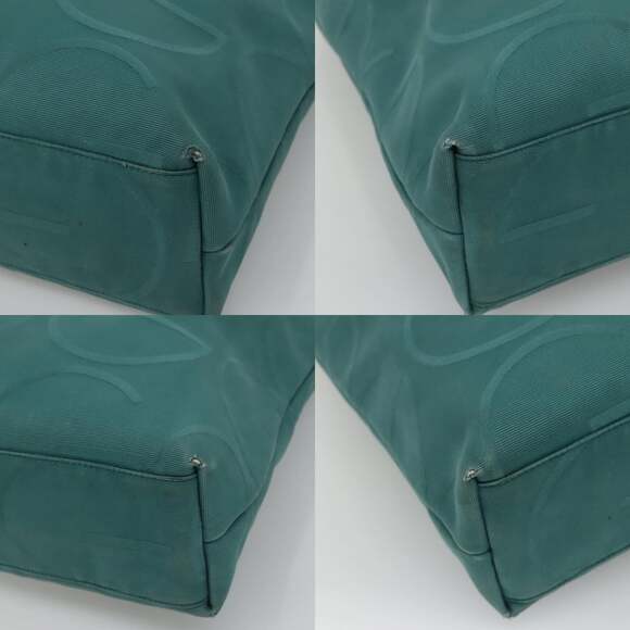 GUCCI Tote Bag Canvas Blue - Picture 10 of 12